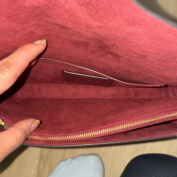 Coach Brown Crossbody Bag with Gold Accent - NO SHOULDER STRAP - Picture 6 of 7